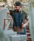 Handmade Premium Denim & Leather Apron