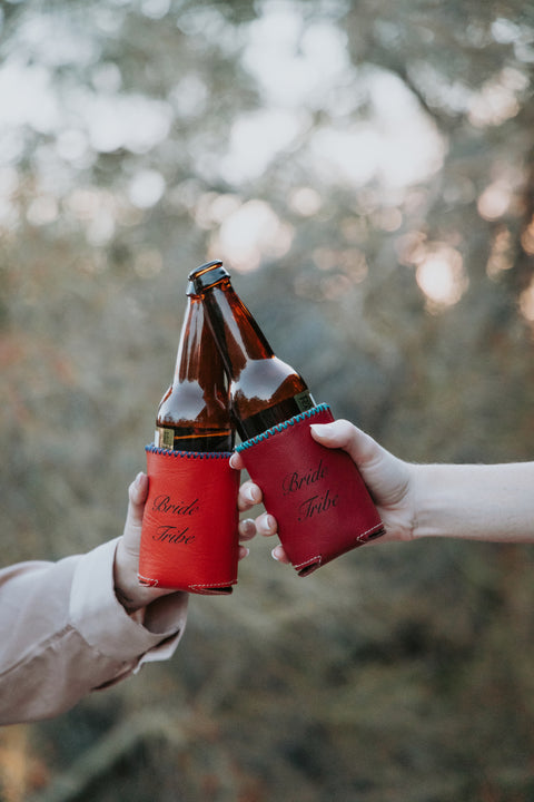 Handmade Premium Leather Beverage Insulator